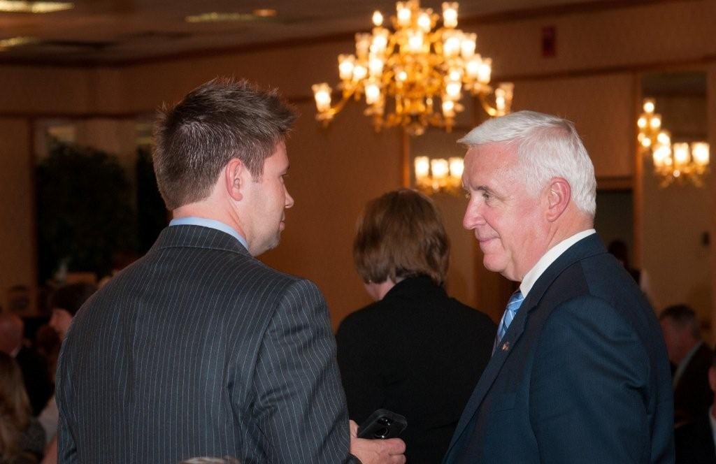 Ted with Gov. Corbett